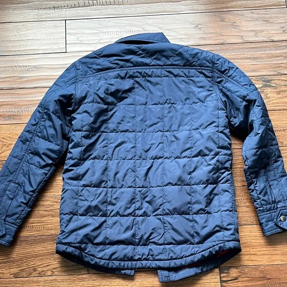 GAP Boy’s Navy Quilted Shirt Jacket - Picture 4 of 4